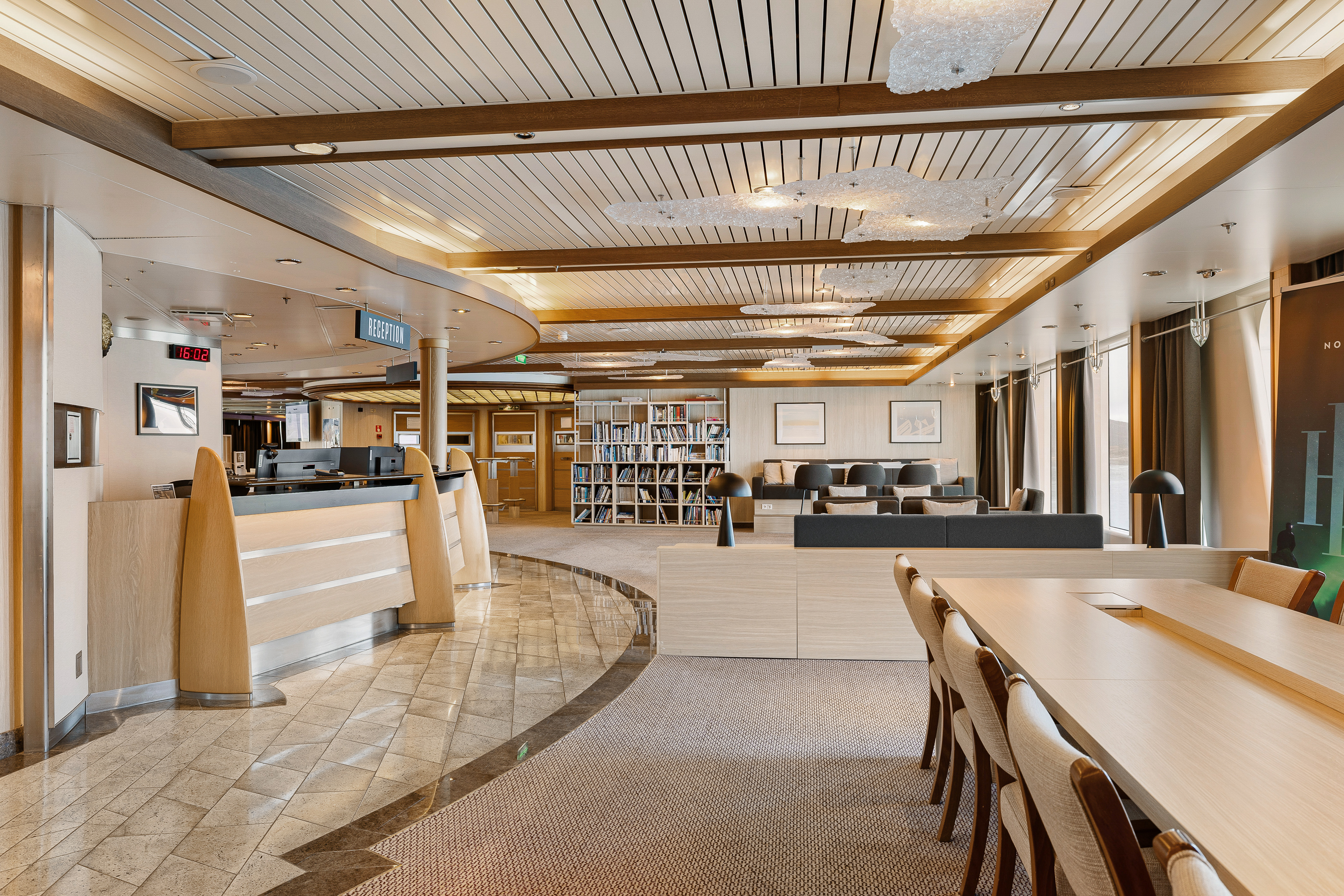 MS Fram - Reception & Expedition Desk